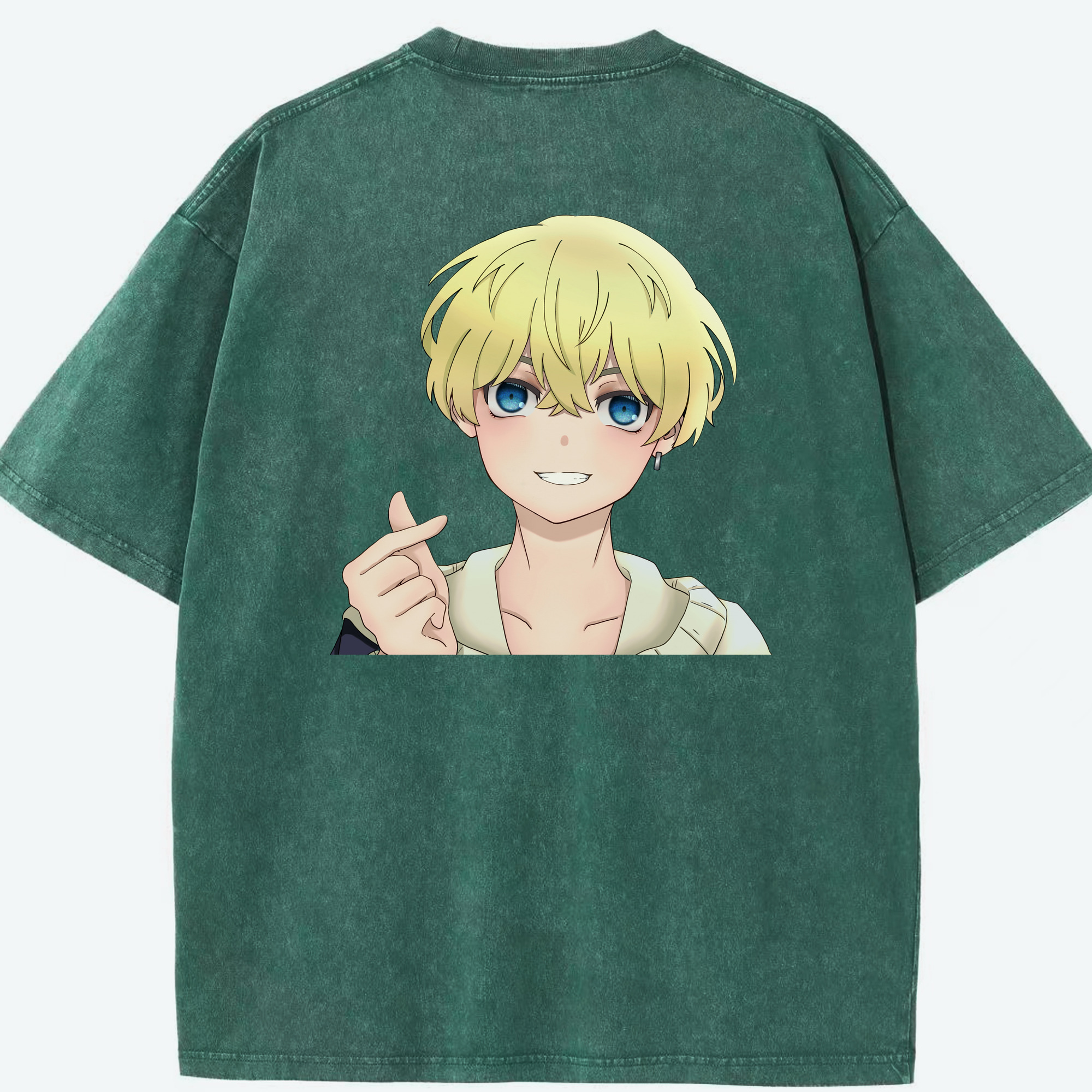 （画像用） 東京リベンジャーズ Tokyo Revengers 綿100% ヴィンテージ風 半袖Tシャツ（背面プリント）
